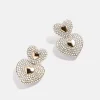 Haven Earrings - Gold/Pavé