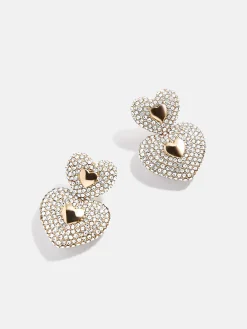 Haven Earrings - Gold/Pavé