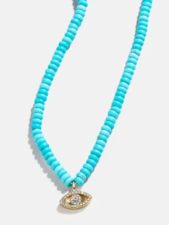 High Energy Semi-Precious Necklace - Evil Eye