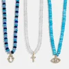 High Energy Semi-Precious Necklace - Cross