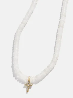 High Energy Semi-Precious Necklace - Cross