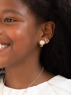 Hit The Books Kids' Clip-On Earring Set - Hit The Books