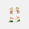 Hole in One Earring Set - Golf