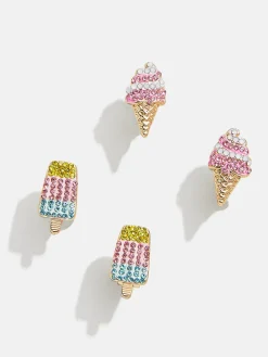 I Scream, You Scream Kids' Earring Set - Popsicle