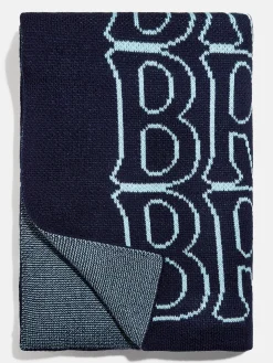 In the Bag Custom Blanket - Light Blue/Navy