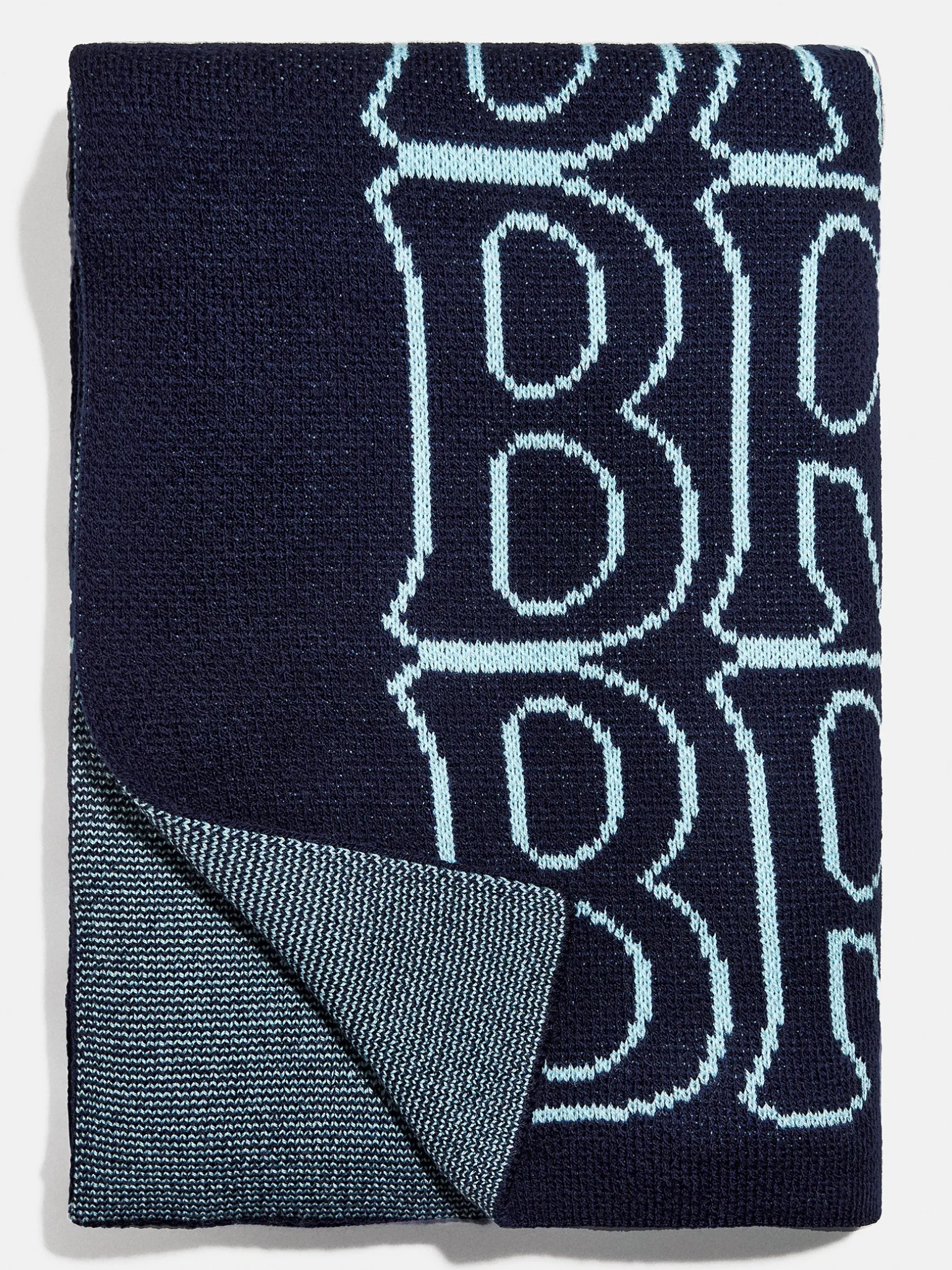 In the Bag Custom Blanket - Light Blue/Navy