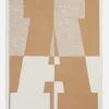 Initial Here Custom Blanket - Gray/Camel