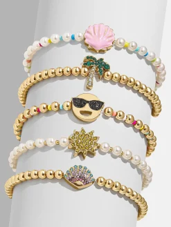 Island Time Kids’ Bracelet Set - Seashell