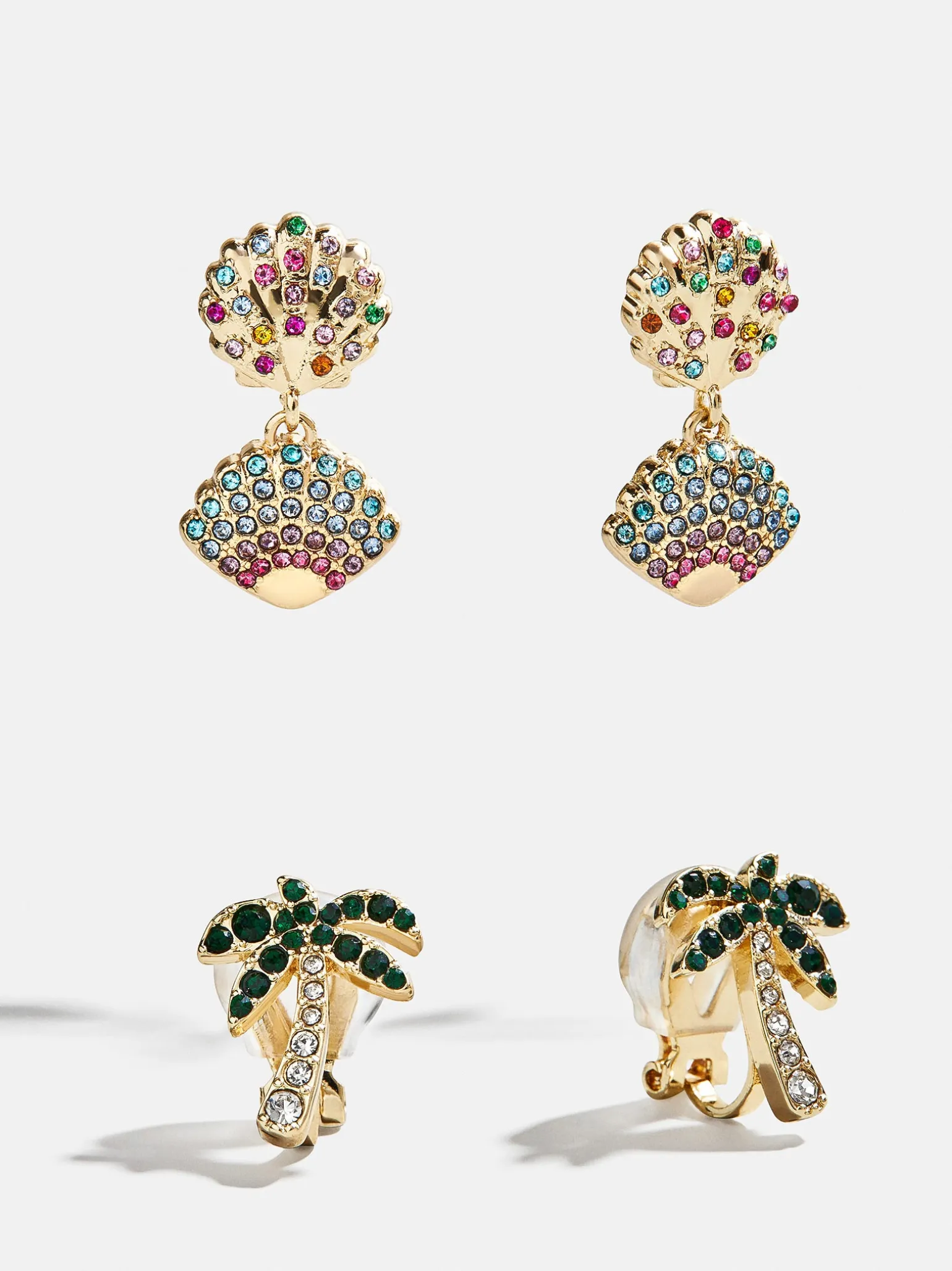 Island Time Kids’ Earring Set - Seashell