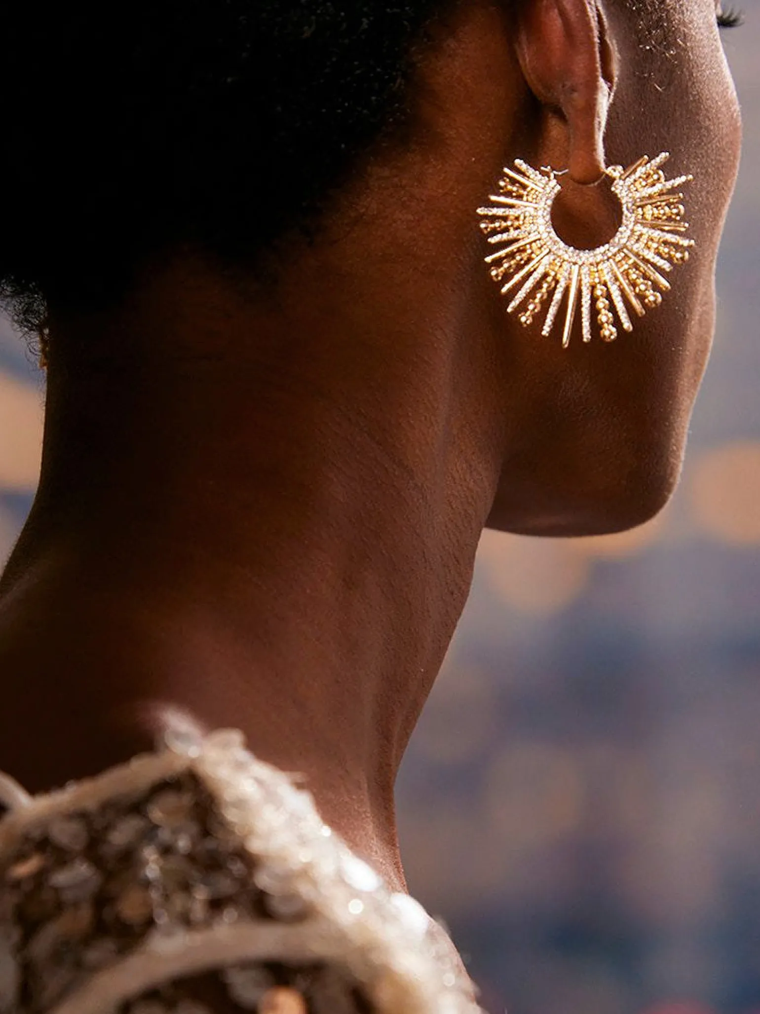 Jaskamal Earrings - Gold