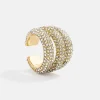 Jenny Ear Cuff - Gold/Pavé