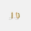 Jessica 18K Gold Vermeil Vermeil Birthstone Earrings - Peridot