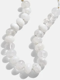 Joan Semi-Precious Necklace - White