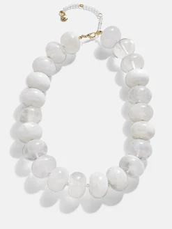 Joan Semi-Precious Necklace - White