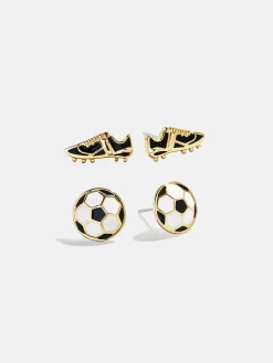 Just For Kicks Earring Set - Soccer