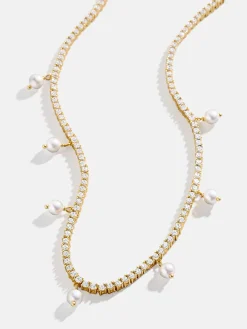 18K Gold Vermeil Alice Necklace - Gold/Pavé