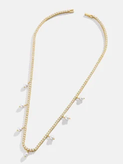 18K Gold Vermeil Alice Necklace - Gold/Pavé