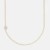 18K Gold Vermeil Asymmetrical Heart Necklace - Heart