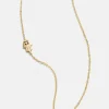 18K Gold Vermeil Asymmetrical Hamsa Necklace - Hamsa