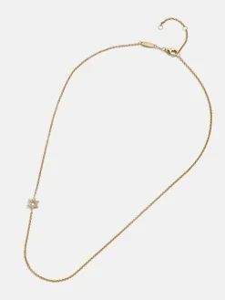 18K Gold Vermeil Asymmetrical Star of David Necklace - Star of David