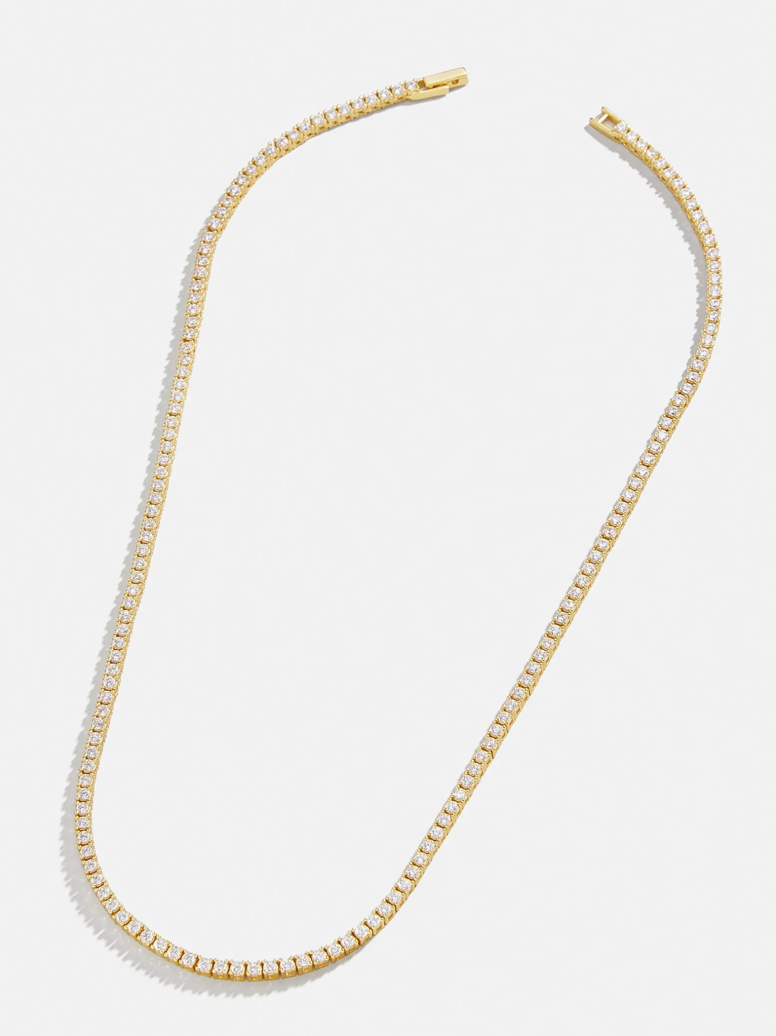 18K Gold Vermeil Bennett Classic Tennis Necklace - 18K Gold Vermeil