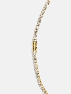 18K Gold Vermeil Bennett Classic Tennis Necklace - 18K Gold Vermeil