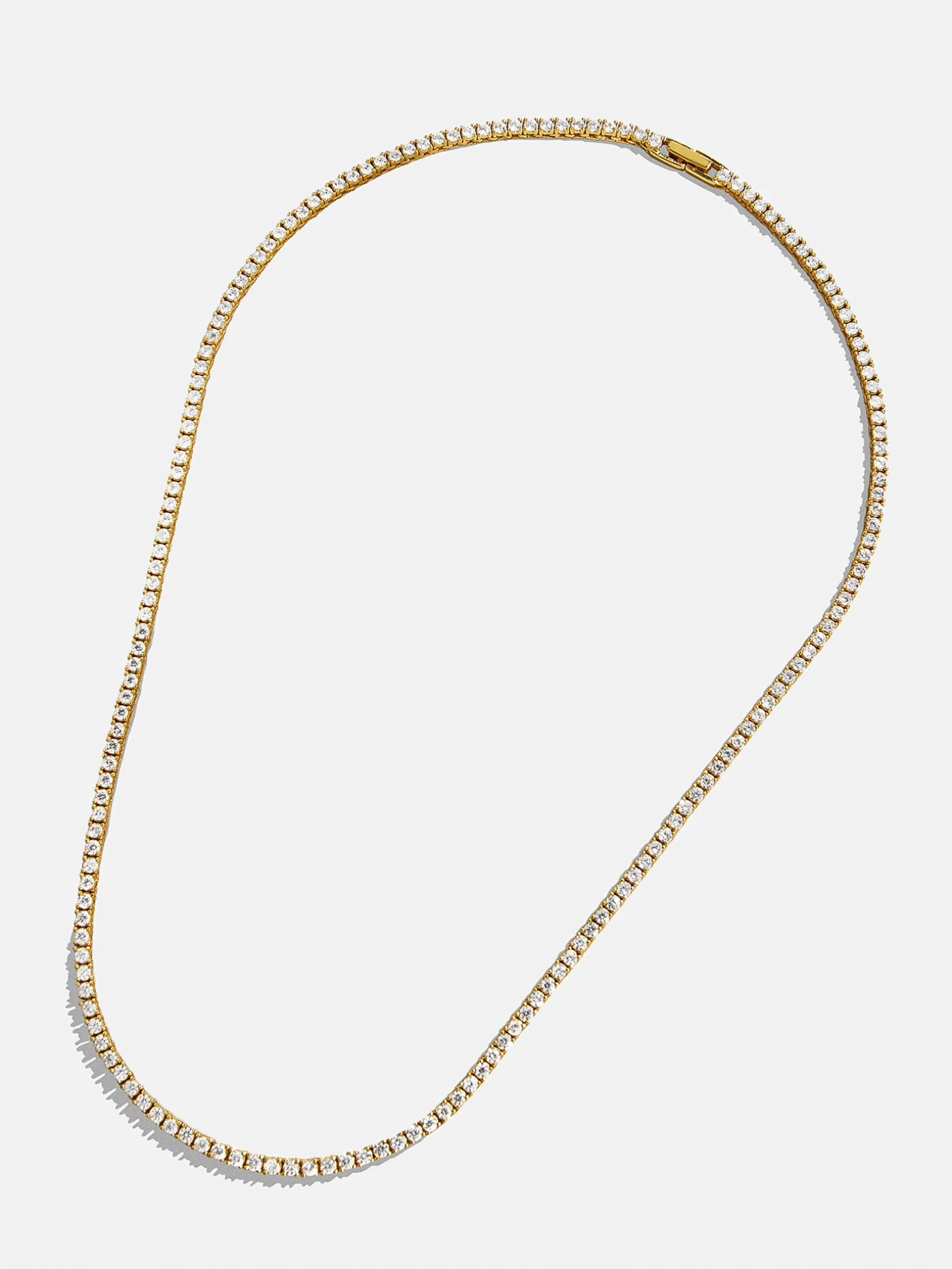 18K Gold Vermeil Bennett Classic Tennis Necklace - 18K Gold Vermeil