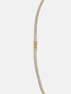 18K Gold Vermeil Bennett Classic Tennis Necklace - 18K Gold Vermeil