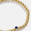 18K Gold Vermeil Birthstone Pisa Bracelet - Sapphire