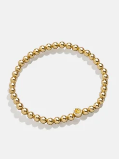 18K Gold Vermeil Birthstone Pisa Bracelet - Topaz