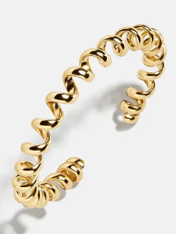 18K Gold Vermeil Cece Cuff Bracelet - Gold