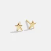 18K Gold Vermeil Celestial Delicate Stud - Star