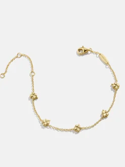 18K Gold Vermeil Clover Bracelet - Clover