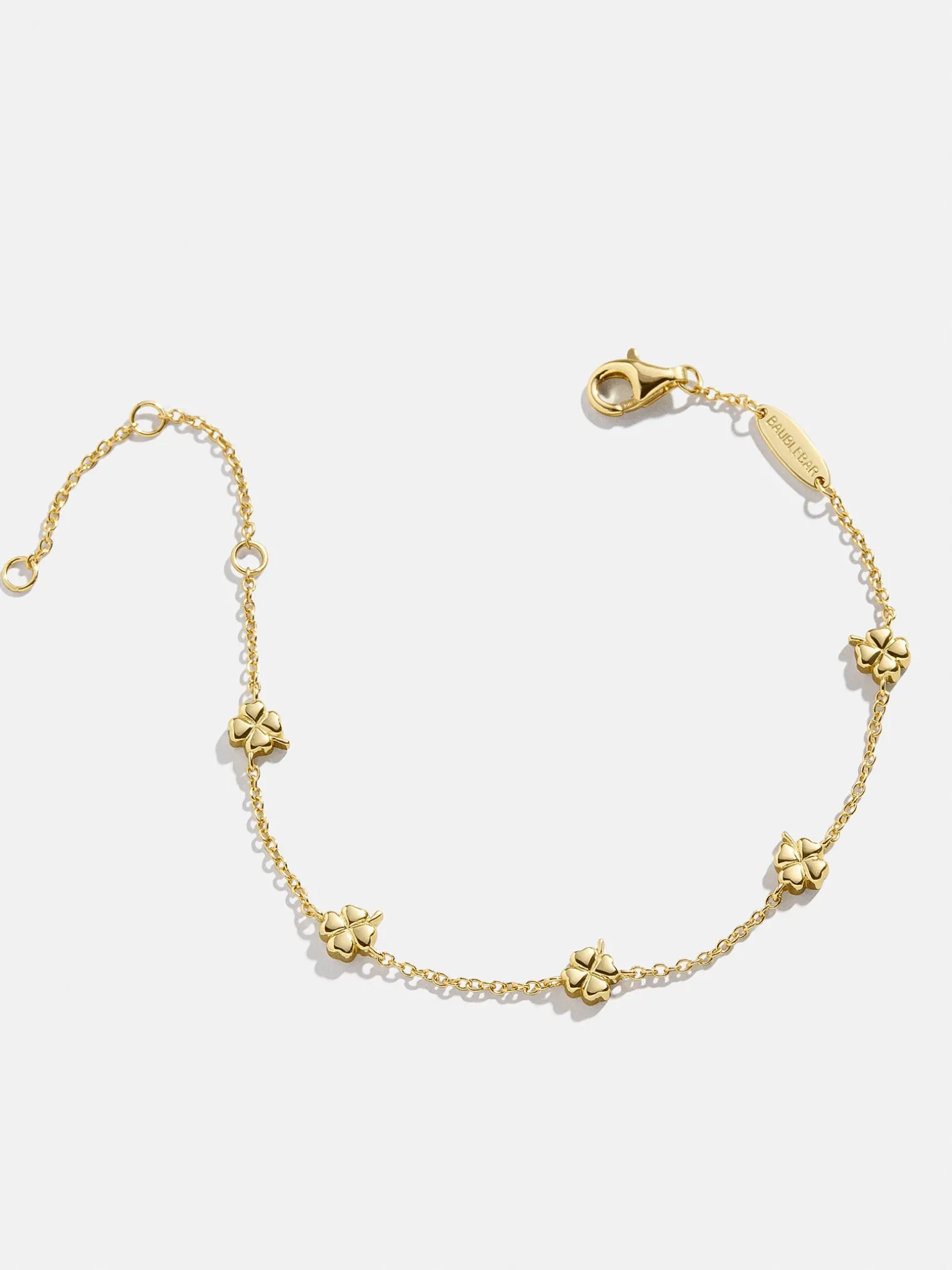 18K Gold Vermeil Clover Bracelet - Clover