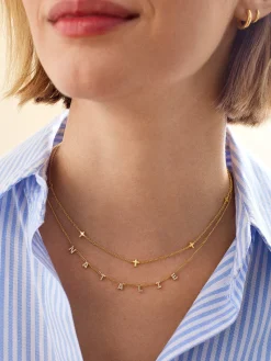 18K Gold Vermeil Cross Necklace - Cross