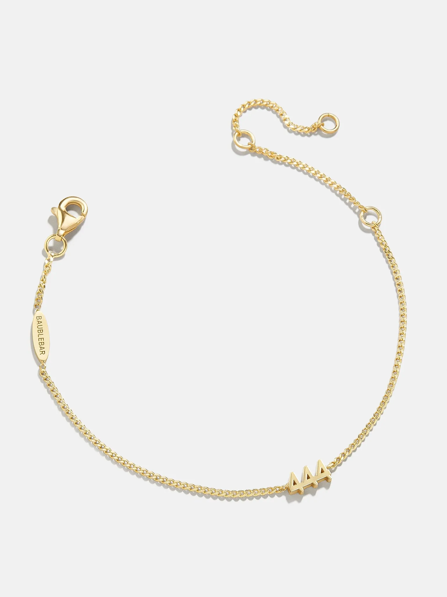 18K Gold Vermeil Custom Angel Number Bracelet