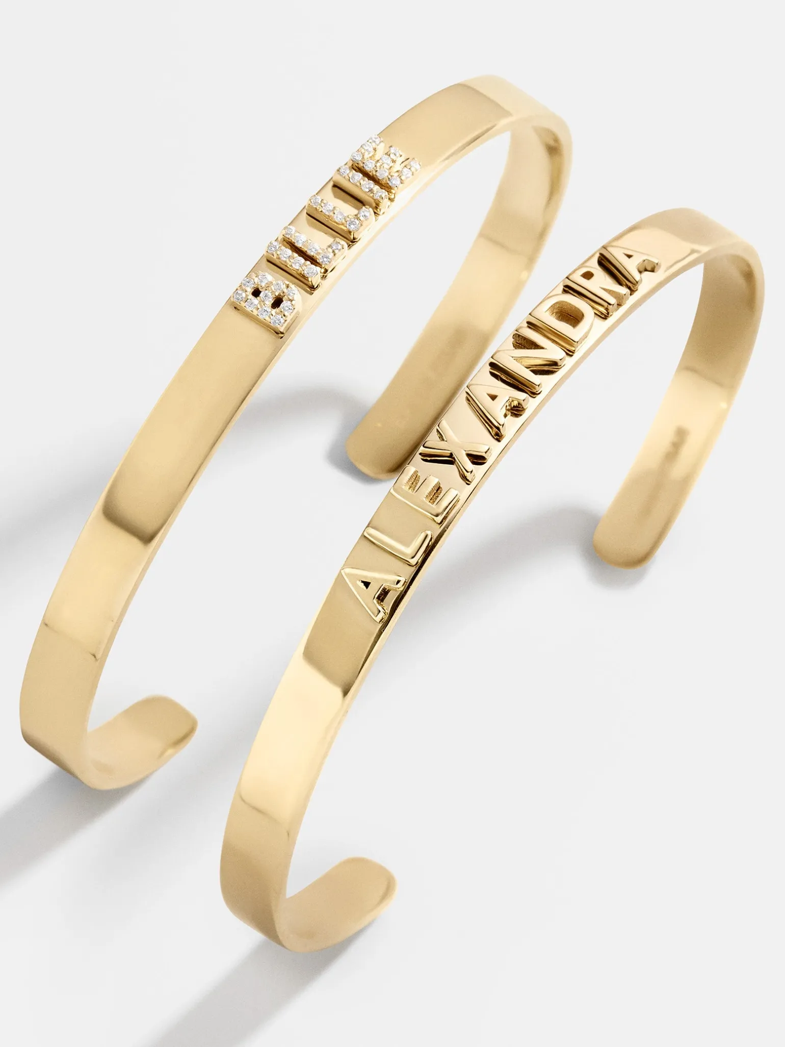 18K Gold Vermeil Custom Cuff Bracelet