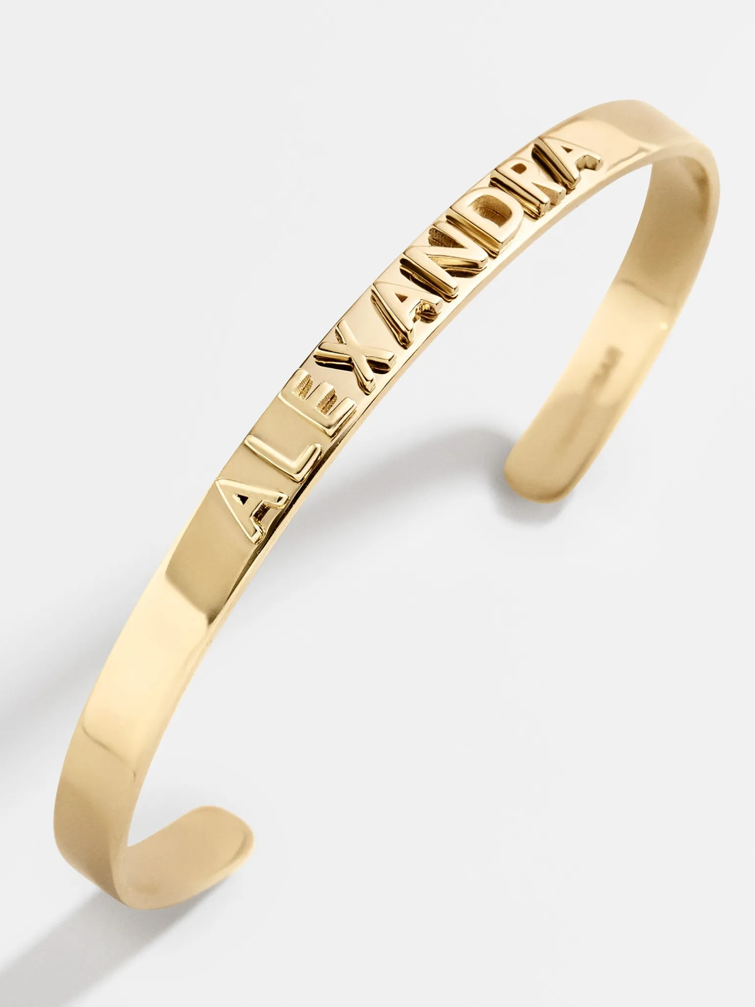 18K Gold Vermeil Custom Cuff Bracelet