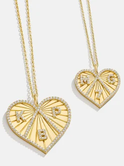 18K Gold Vermeil Custom Heart Necklace