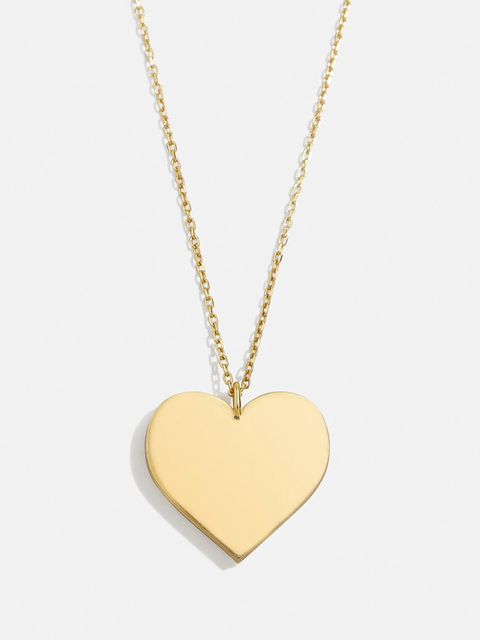 18K Gold Vermeil Custom Heart Necklace