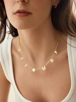 18K Gold Vermeil Custom Icon Necklace - 18K Gold Vermeil