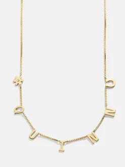 18K Gold Vermeil Custom Icon Necklace - 18K Gold Vermeil
