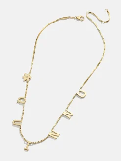 18K Gold Vermeil Custom Icon Necklace - 18K Gold Vermeil