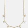 18K Gold Vermeil Custom Icon Necklace - 18K Gold Vermeil. Pavé Cubic Zirconia Stones