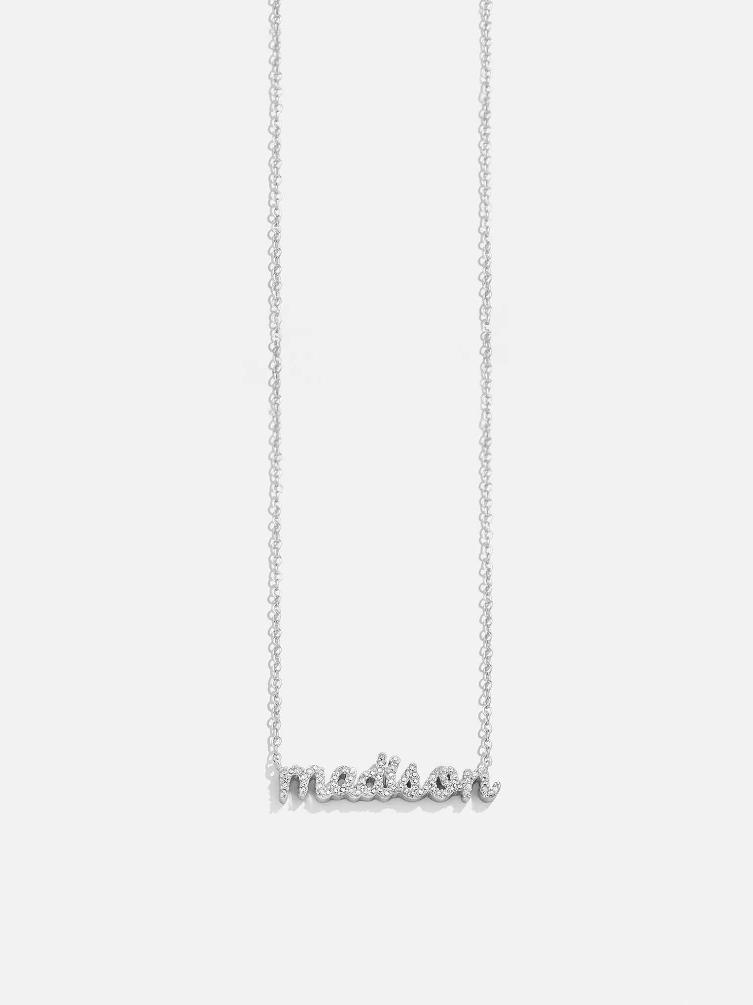 18K Gold Vermeil Custom Nameplate Necklace - Mini Script