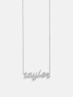 18K Gold Vermeil Custom Nameplate Necklace - Luxe
