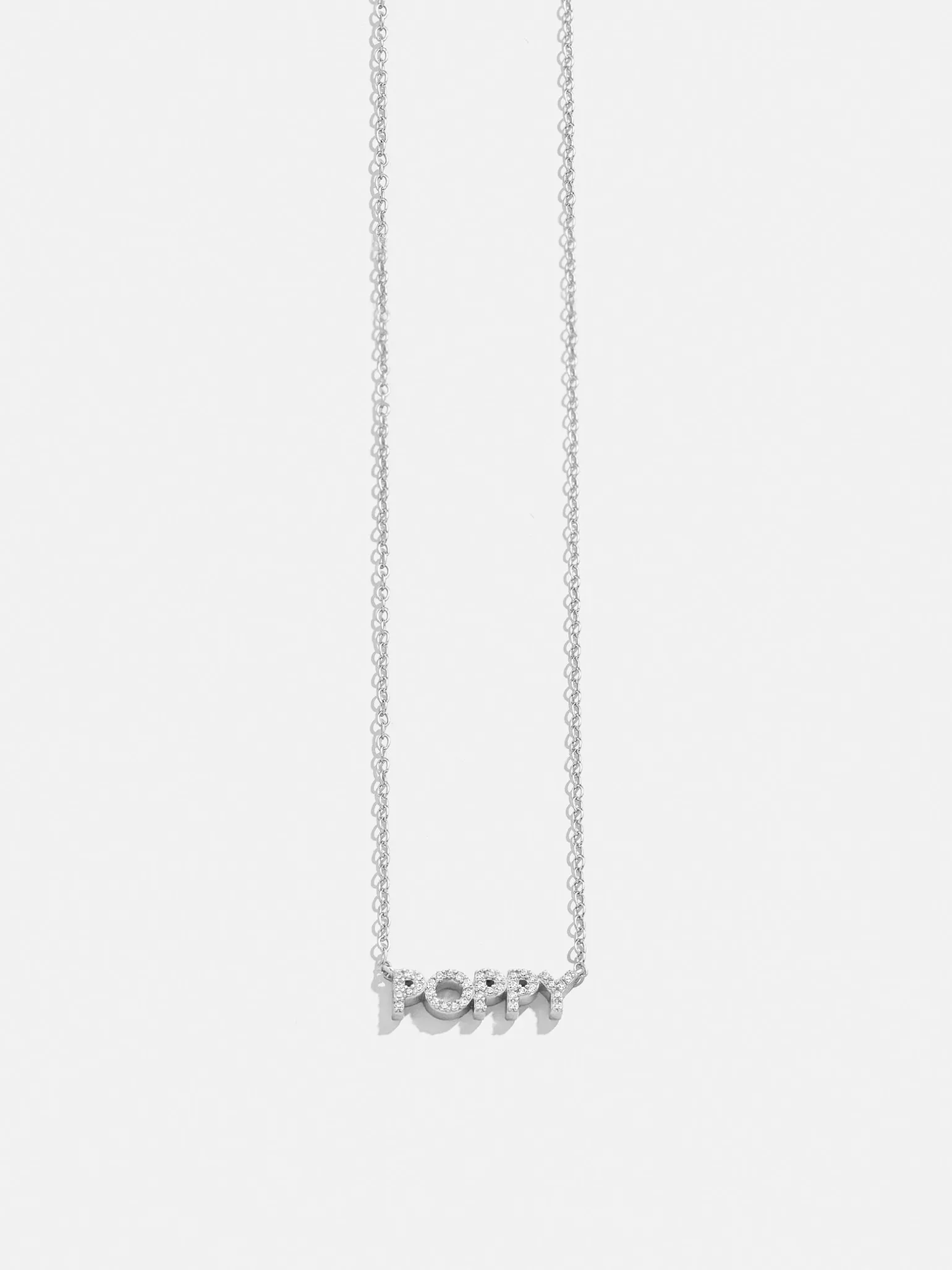 18K Gold Vermeil Custom Nameplate Necklace - Mini Block