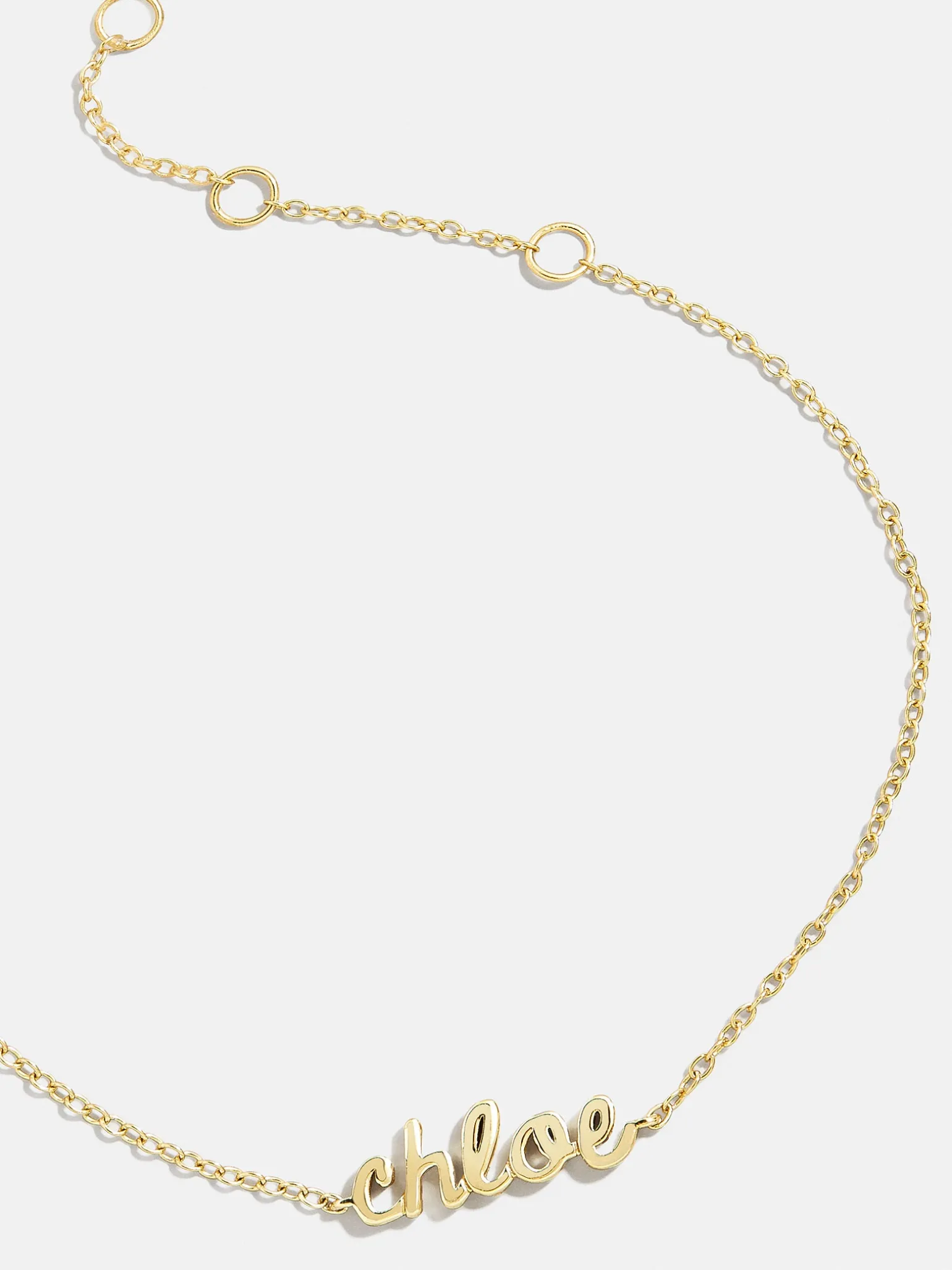 18K Gold Vermeil Custom Nameplate Bracelet - 18K Gold Vermeil