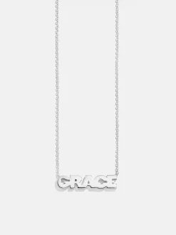 18K Gold Vermeil Custom Nameplate Necklace - Bold