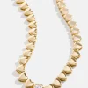 18K Gold Vermeil Daphne Tennis Necklace - Gold/Pavé